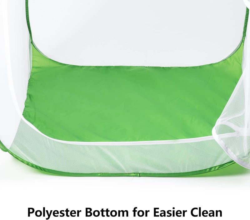 RESTCLOUD 23.6" Outdoor Mesh Plant Enclosure, Plant Cover for Pests, Bird and Pest Protection Guard for Fruit, Vegetables, Flowers and Herbs Pop-Up Cage 15.7 x 15.7 x 23.6 Inches - Image 5